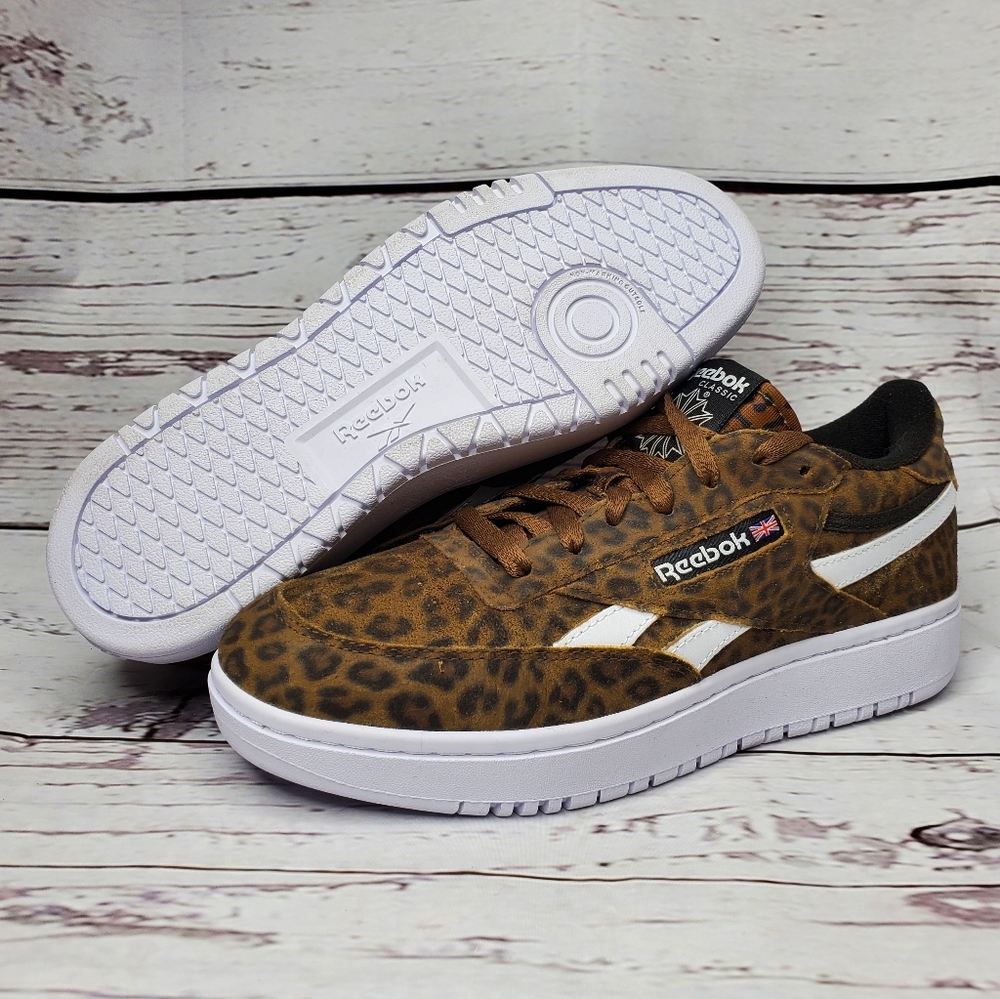 Reebok Women Club C Double Revenge Leopard Print